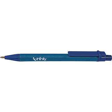 Blue color option for Eco Paper Barrel Pen