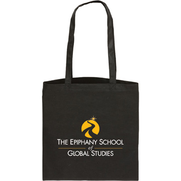 Black color option for Flat Style Tote Bag