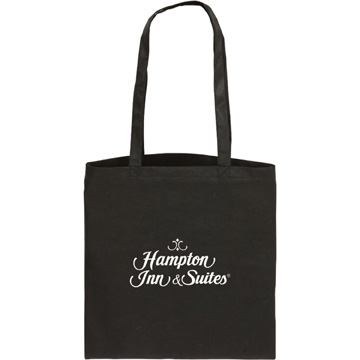 Black color option for Flat Style Tote Bag