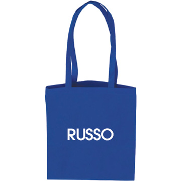 Blue color option for Flat Style Tote Bag