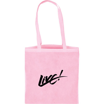 Pink color option for Flat Style Tote Bag