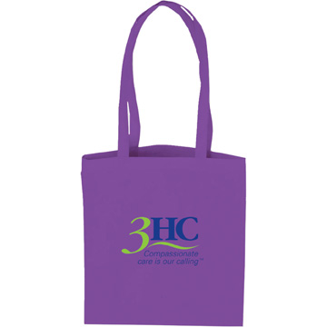 Purple color option for Flat Style Tote Bag