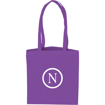Purple color option for Flat Style Tote Bag