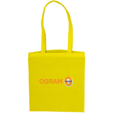 Yellow color option for Flat Style Tote Bag