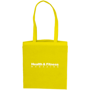 Yellow color option for Flat Style Tote Bag