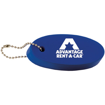 Blue color option for Floating Oval Key Tag
