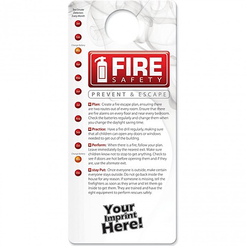 Main photo of Hang Tag   Fire Safety