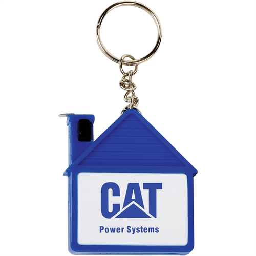 Main photo of House Tape Measure With Release Button And Key Tag
