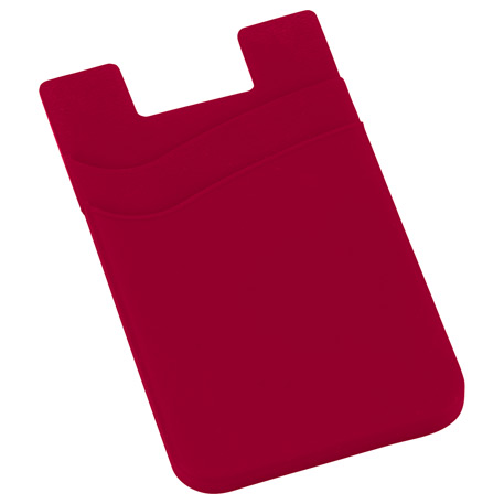 Maroon color option for Dual Pocket Slim Silicone Phone Wallet