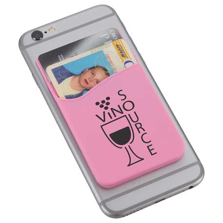 Pink color option for Dual Pocket Slim Silicone Phone Wallet