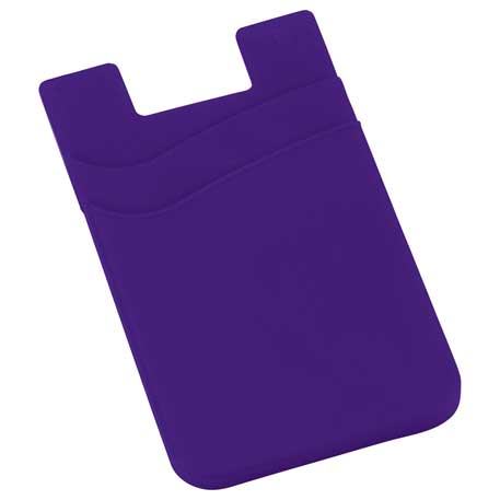 Purple color option for Dual Pocket Slim Silicone Phone Wallet