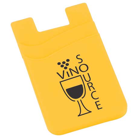 Yellow color option for Dual Pocket Slim Silicone Phone Wallet