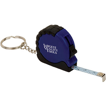 Blue With Black Trim color option for Key Tag Tape Measure