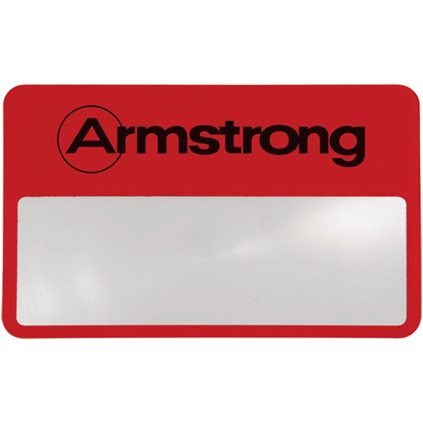 Clear-Red color option for Magnifier Lens With Color Border Without Case