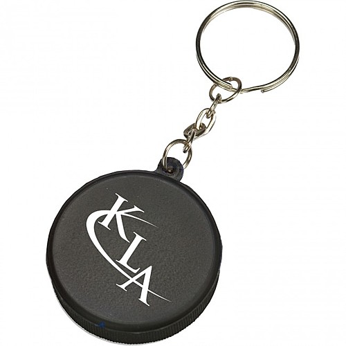 Main photo of Mini Hockey Puck Stress Reliever Key Tag