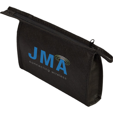Black color option for Non Woven Zipper Pouch