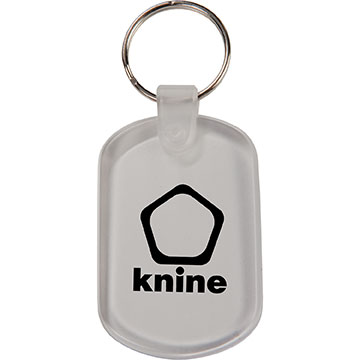 Clear color option for Oval Key Tag