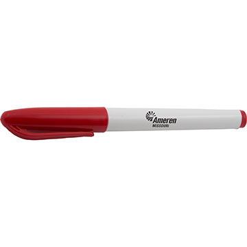 White/Red Trim color option for Permanent Marker