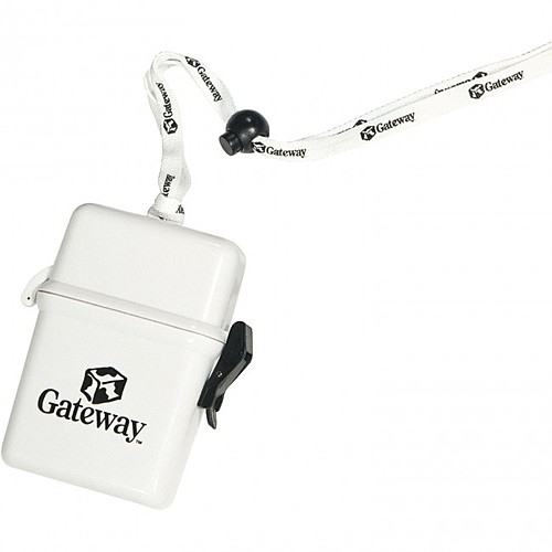 Main photo of Plastic Container On A Rope Or Lanyard