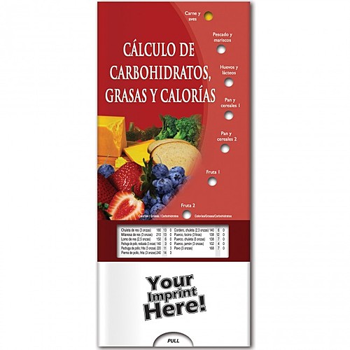 Photo of Pocket Slider   Calculating Carbs, Fat, And Calories (Spanish)