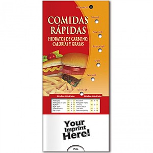 Photo of Pocket Slider   Fast Foods: Carbs, Calories, And Fat (Spanish)