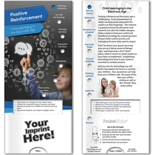 Main photo of Pocket Slider   Positive Reinforcements: Child Upbringing In The Electronic Age