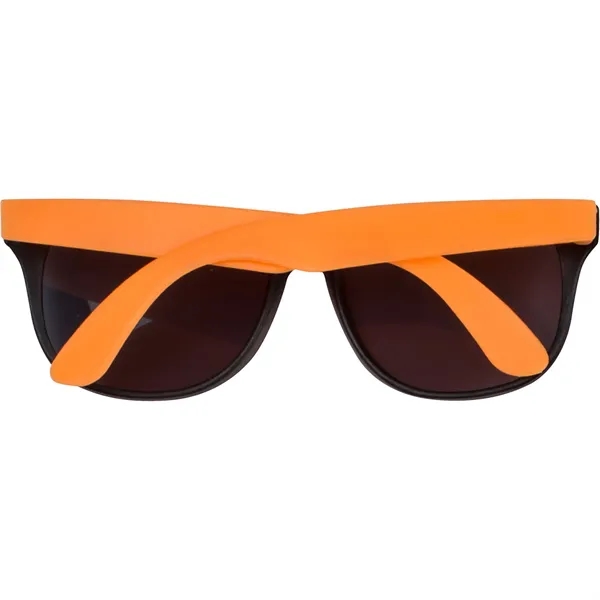 Black-Orange color option for Rb Flex Sunglass