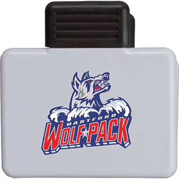 White With Black Rubber Grips Fc color option for Rectangular Magnetic Clip