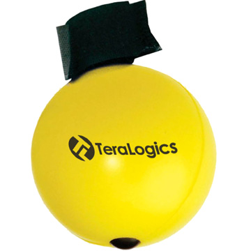 Yellow Dm color option for Round Bounce Back Stress Reliever