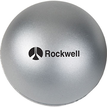 Silver color option for Round Stress Ball