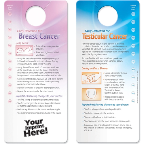Main photo of Shower Card   Early Detection For Breast And Testicular Cancer