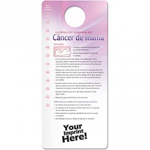 Photo of Shower Card   Early Detection For Breast And Testicular Cancer (Spanish)