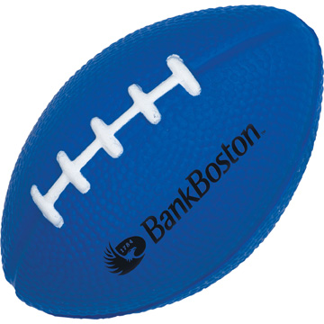 Blue color option for Small Football Stress Reliever