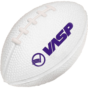 White color option for Small Football Stress Reliever