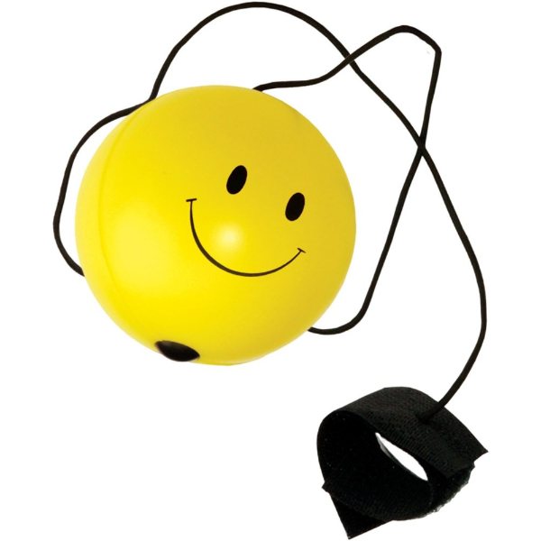 Multicolor color option for Smile Face Bounce Back Stress Reliever