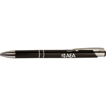Black color option for Spartan Plastic Pen