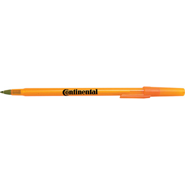 Translucent Orange color option for Stick Pen With Gold Tip