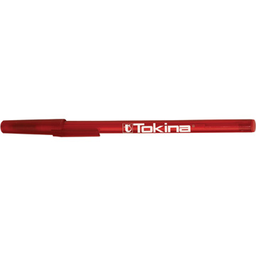 Translucent Red color option for Stick Pen With Gold Tip