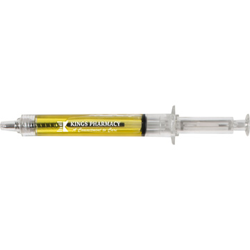 Clear With Yellow Liquid color option for Syringe Pen
