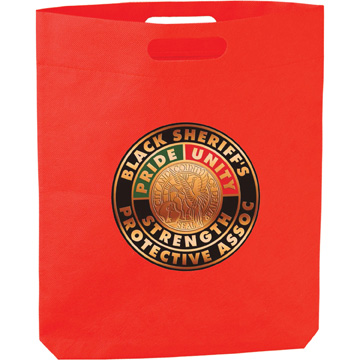 Red color option for Tote Bag With Diecut Handle