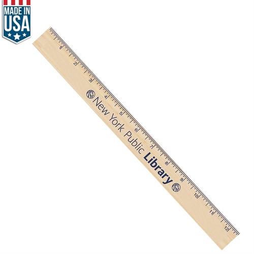 Main photo of 12" Natural Finish Ruler