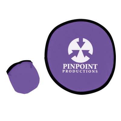 Purple color option for 10" Flying Disk With Matching Pouch