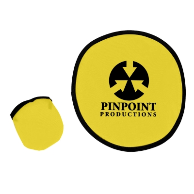 Yellow color option for 10" Flying Disk With Matching Pouch