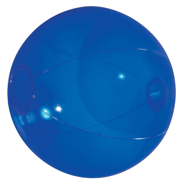 Translucent Blue color option for 12" Beach Ball