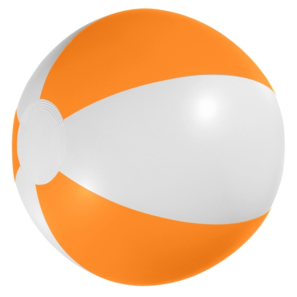 White/Orange color option for 12" Beach Ball