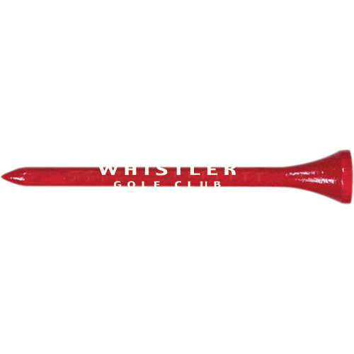 Red color option for 2 3/4" Tall Tee