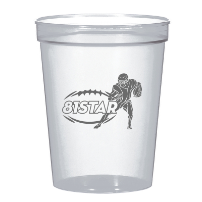 Clear color option for 16 Oz. Big Game Stadium Cup