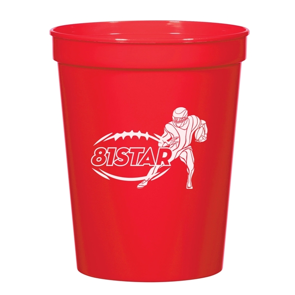 RED color option for 16 Oz. Big Game Stadium Cup