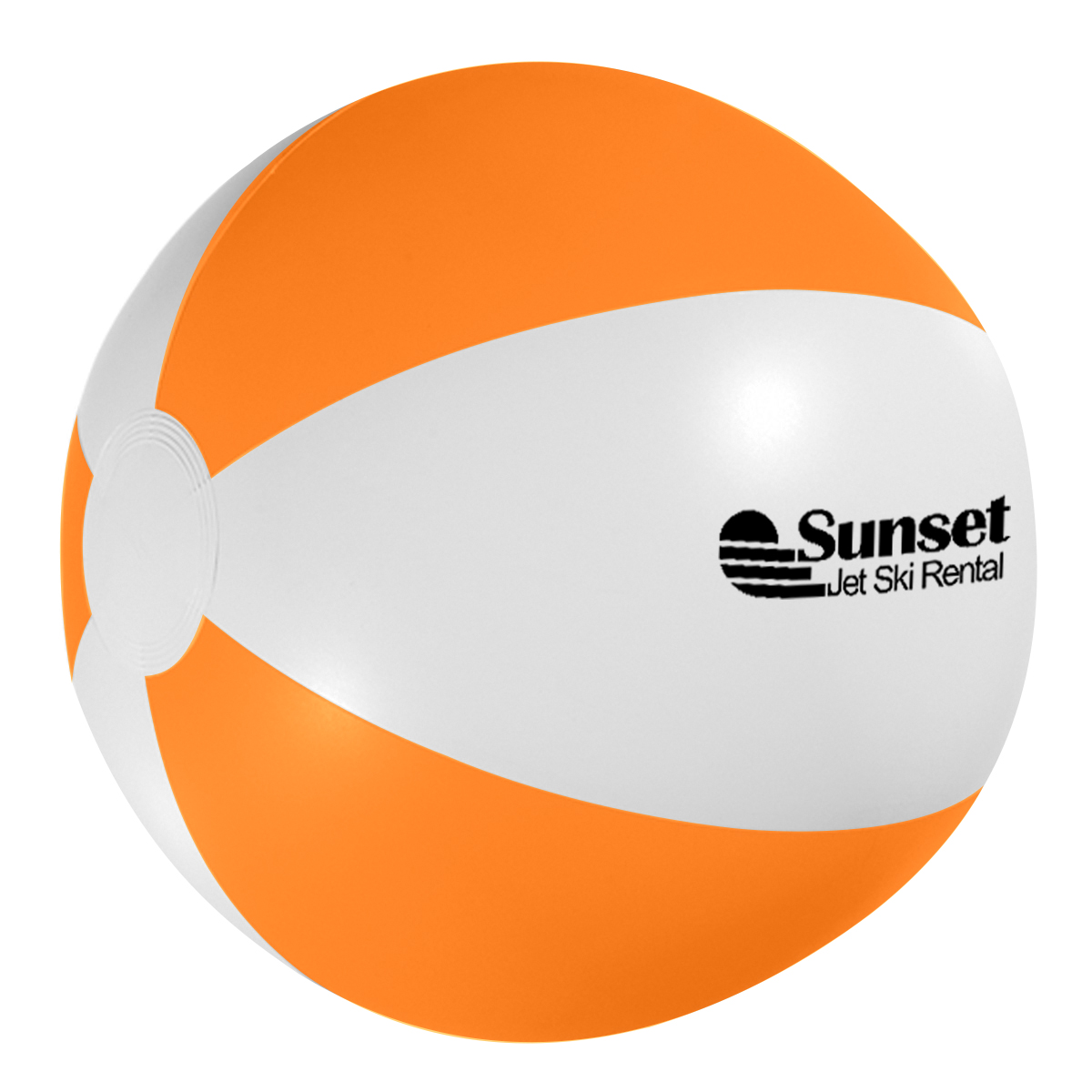 Orange & White color option for 16" Beach Ball