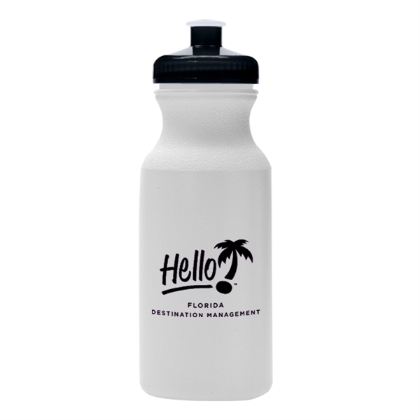 Black Lid color option for 20 Oz. Hydration Water Bottle